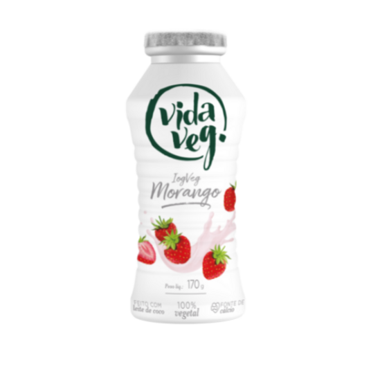 Iogurte Vegano Vida Veg 170g Coco/morango