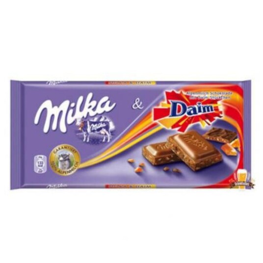 Chocolate Milka 100g Daim
