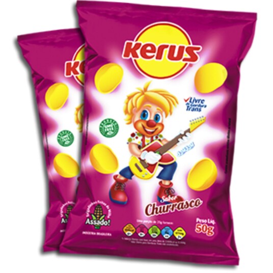 Salgadinho Kerus 80g Churrasco