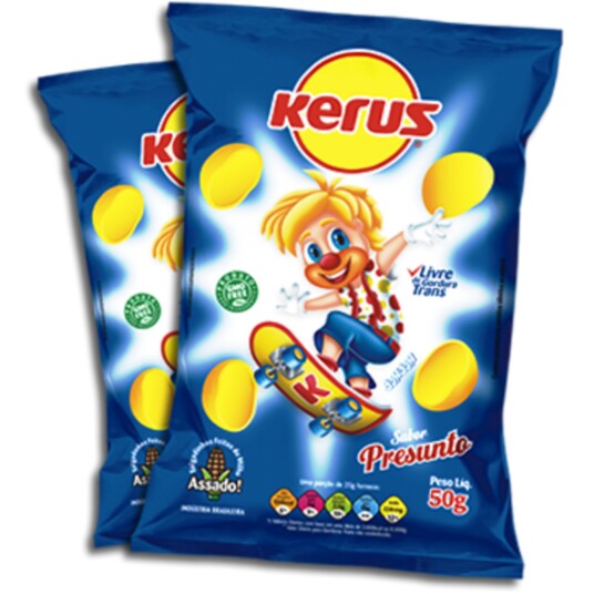 Salgadinho Kerus 80g Presunto