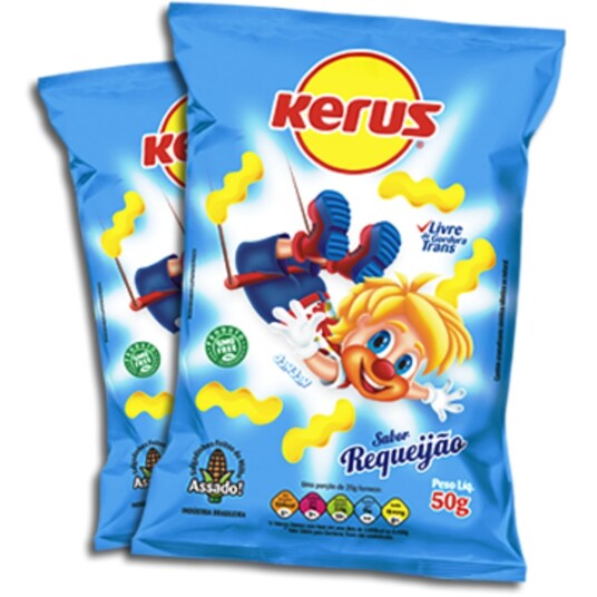 Salgadinho Kerus 43g Requeijao