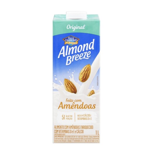 Alimento C/amendoa Almond Breeze 1l Original