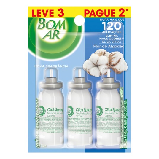 Purificador Refil Bom Ar Lv3pg2 Cheir.de Limp.