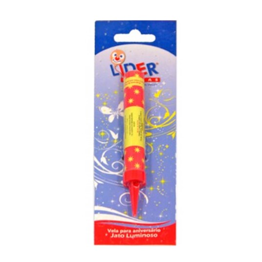 Vela Jato Luminoso Lider Un Chama Amarela