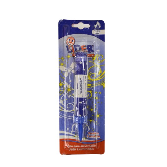 Vela Jato Luminoso Lider Un Chama Azul