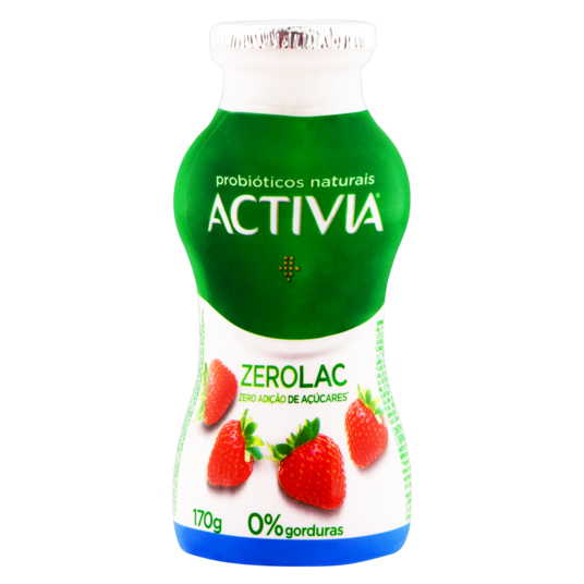 Leite Fermentado Zero Activia 170g Morango