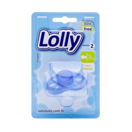Chupeta Clean Lolly Un Azul Tam.2