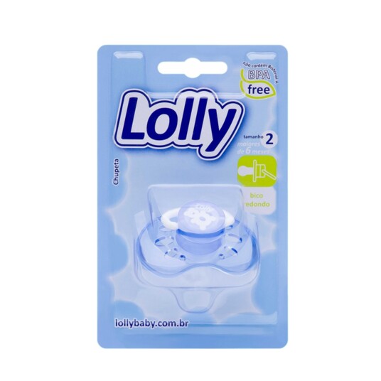 Chupeta Color Lolly Un Azul Tam.2