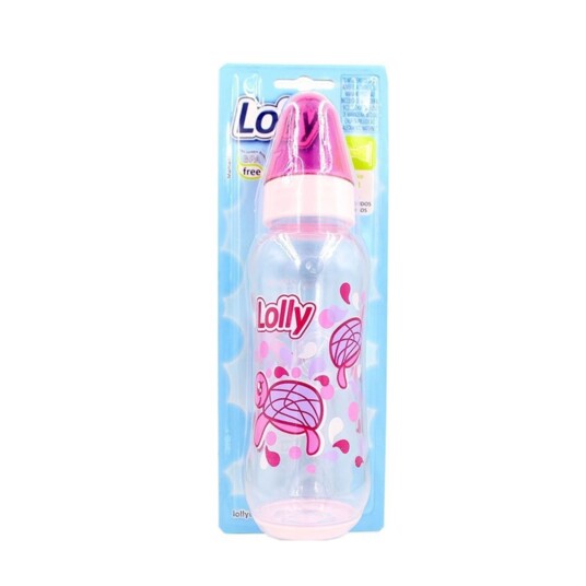 Mamadeira Oceano Lolly 250ml Rosa