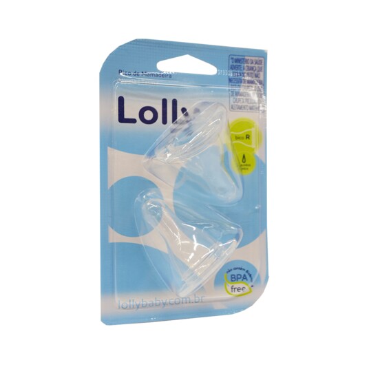 Bico de Silicone Lolly Baby 2un Red F.peq