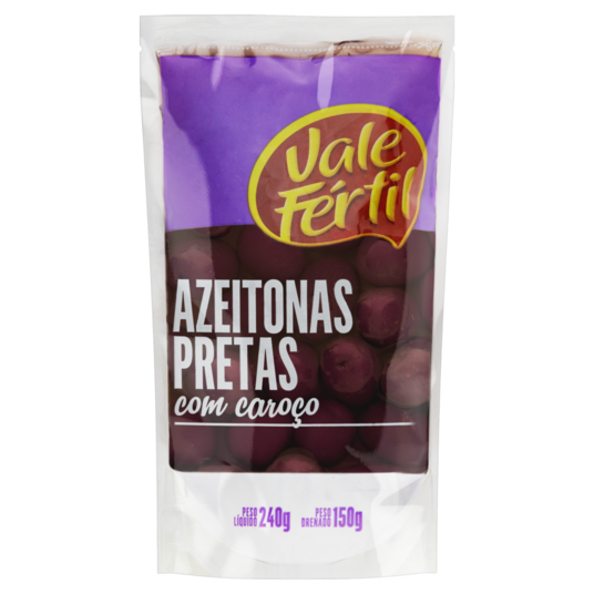 Azeitona Preta Vale Fertil 150g Doy Pack