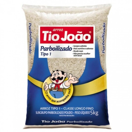 Arroz Parboilizado Tio Joao 5kg Tipo 1