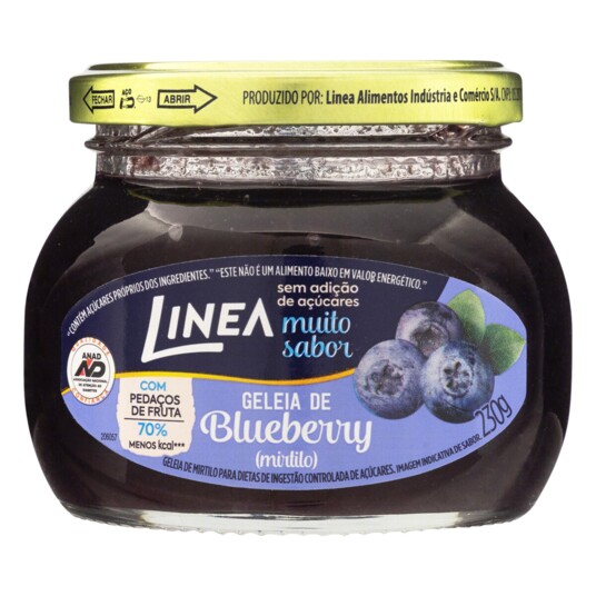 Geleia Linea 230g Mirtilo