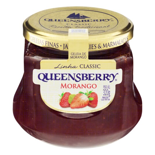 Geleia Classica Queensberry 320g Morango