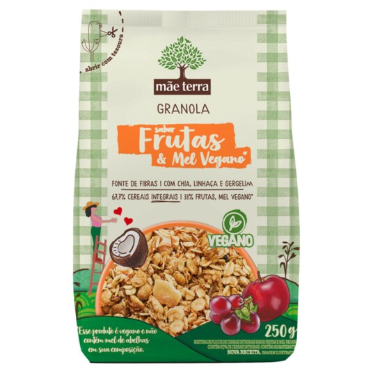 Granola Mae Terra 250g Frutas Vegano