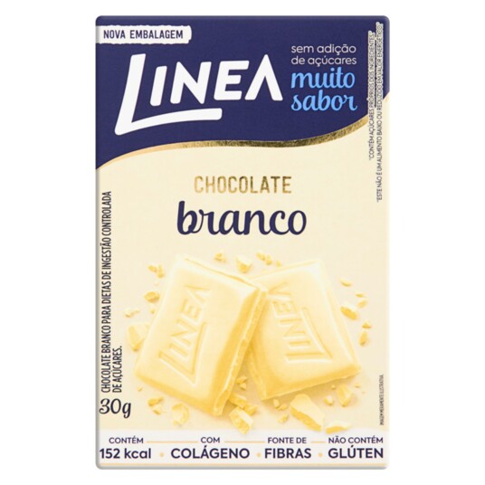 Chocolate Linea 30g Branco Diet