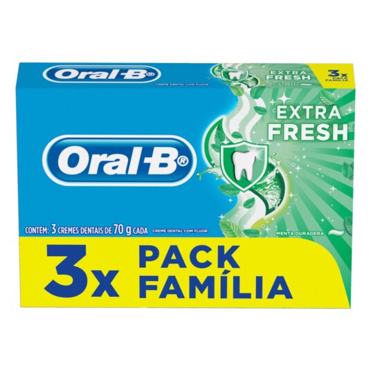 Creme Dental Oral-b 70g 3pack Ex.fresh Pc