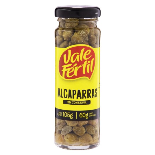 Alcaparras Vale Fertil 105g em Conserva
