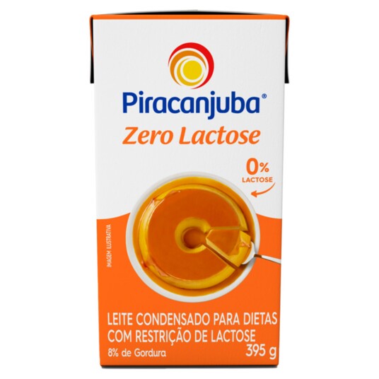Leite Condensado Piracanjuba 395g Zero Lactose