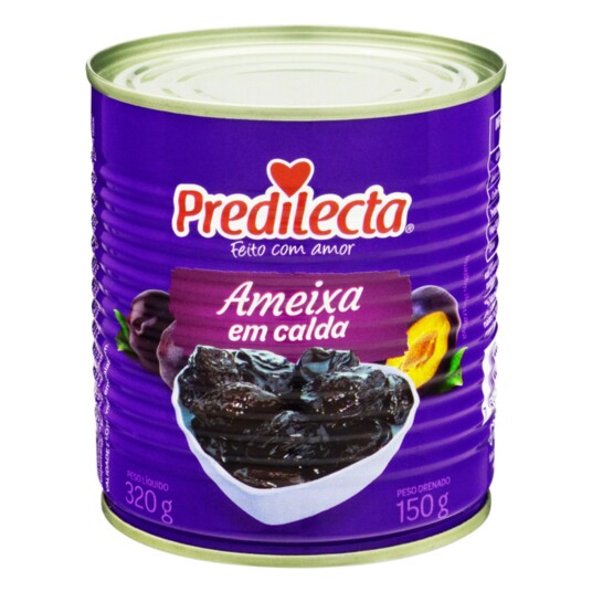 Ameixa Predilecta 150g em Calda Lata