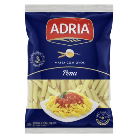 Macarrao C/ovos Adria 500g Pena