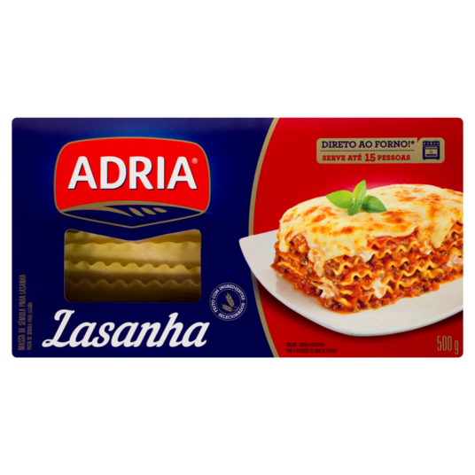 Massa P/lasanha Adria 500g de Semola