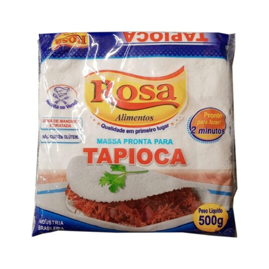 Massa Tapioca Rosa 500g Pronta
