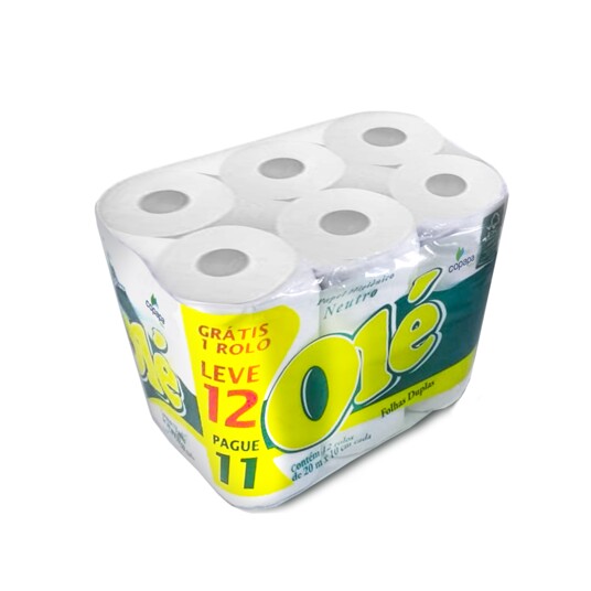 Papel Hig.f.dupla 20m Ole C/12