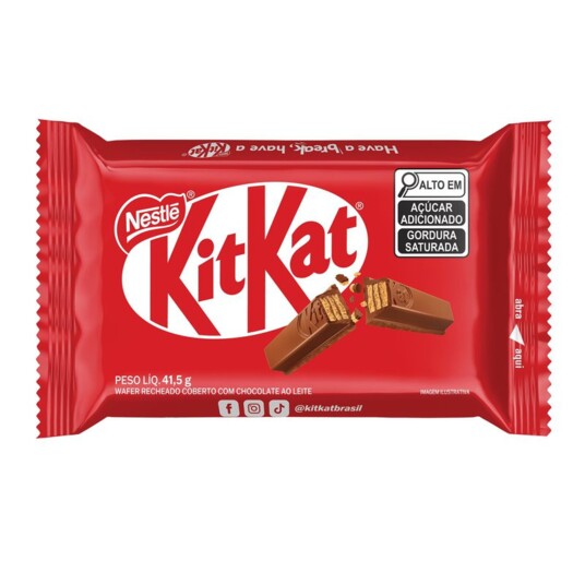 Chocolate Kit Kat 41,5g Ao Leite