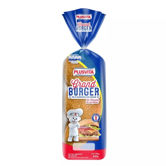 Pao Hamburguer Pullman 420g C/gergelim