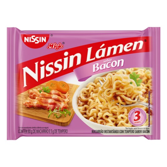 Macarrao Inst.nissin Lamen 85g Bacon