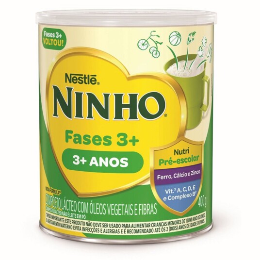 Leite em Po Ninho 400g Prebio 3+
