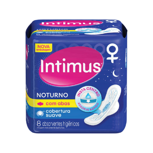 Abs.noturno Intimus 30un Gel Suave