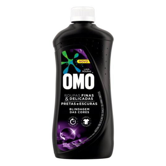 Lava Roupa Omo 900ml Pretas/escuras