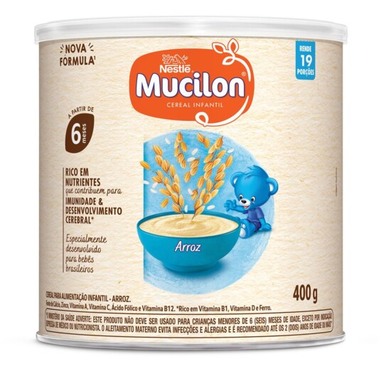 Mingau Mucilon 400g Arroz