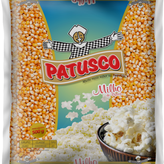 Milho de Pipoca Patusco 500g Tradicional