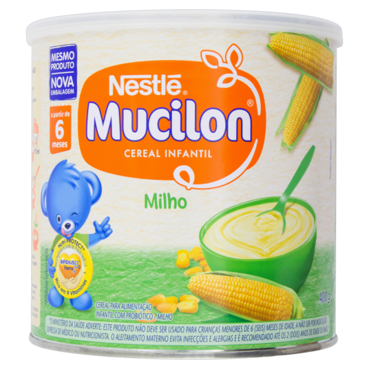 Mingau Mucilon 400g Milho