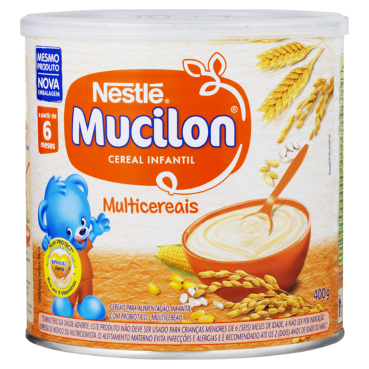 Mingau Mucilon 400g Multicereais