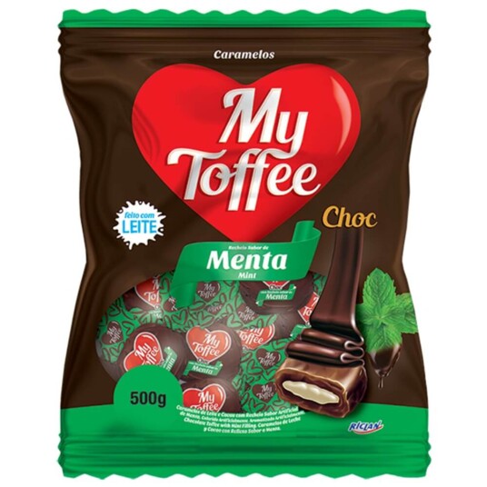 Bala My Toffee 500g Choc.c/menta