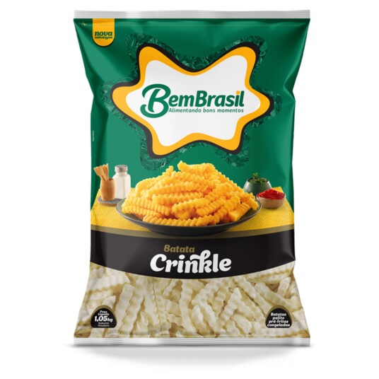 Batata Bem Brasil 1,05kg Crinkle