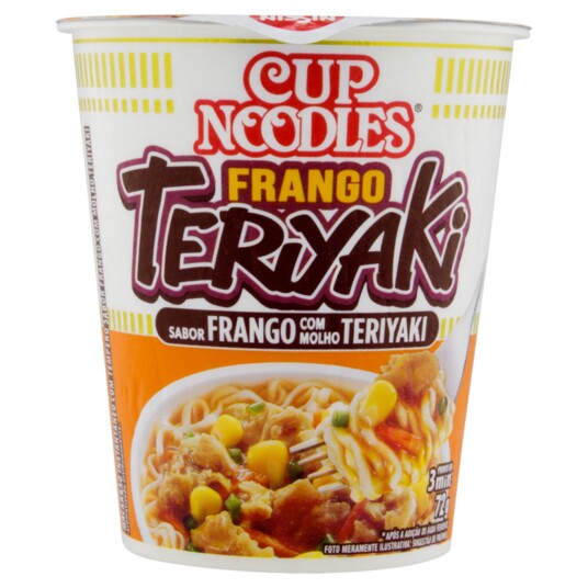 Macarrao Inst.nissin Cup Nood 72g Fgo Teriyaki