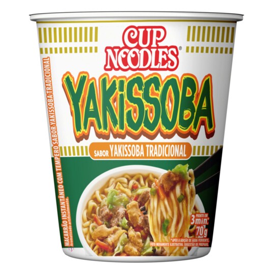 Macarrao Inst.nissin Cup Nood 70g Yakissoba Trad.