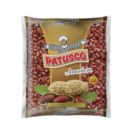 Amendoim Patusco 500g Inteiro C/casca