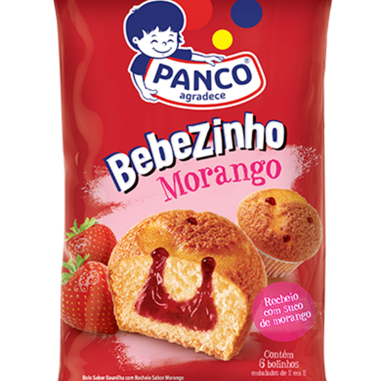 Bolo Bebezinho Panco 210g Morango