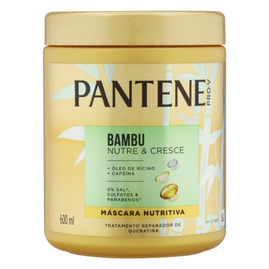 Creme de Tratamento Pantene 600ml Bambu