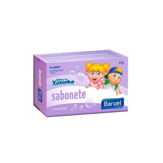 Sabonete Barra Turma da Xuxinha 70g Lavanda