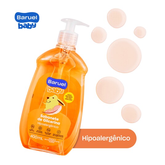 Sabonete Liq.baruel Baby 400ml C/glicerina