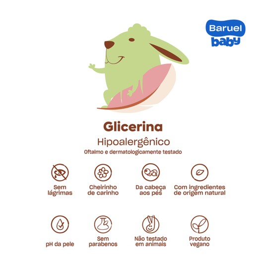 Sabonete Liq.baruel Baby 400ml C/glicerina
