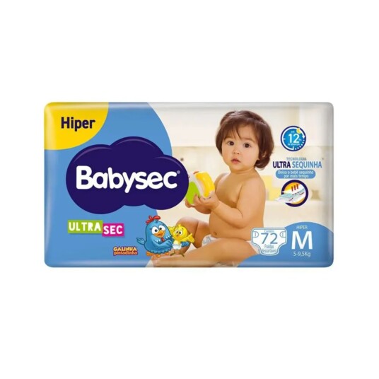 Fralda Desc.babysec Hiper 68un M