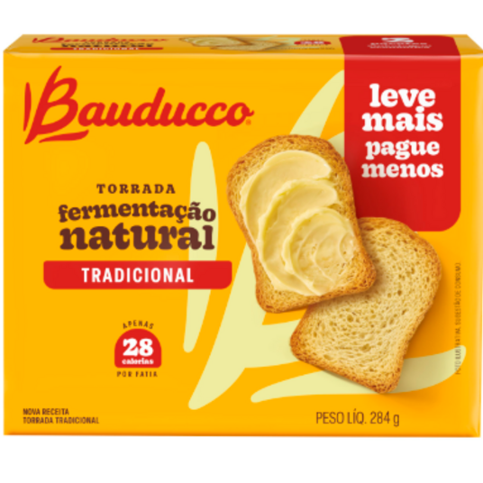 Torrada Multipack Bauducco 284g Tradicional